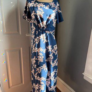 Short Sleeve Floral Dress by Bobeau